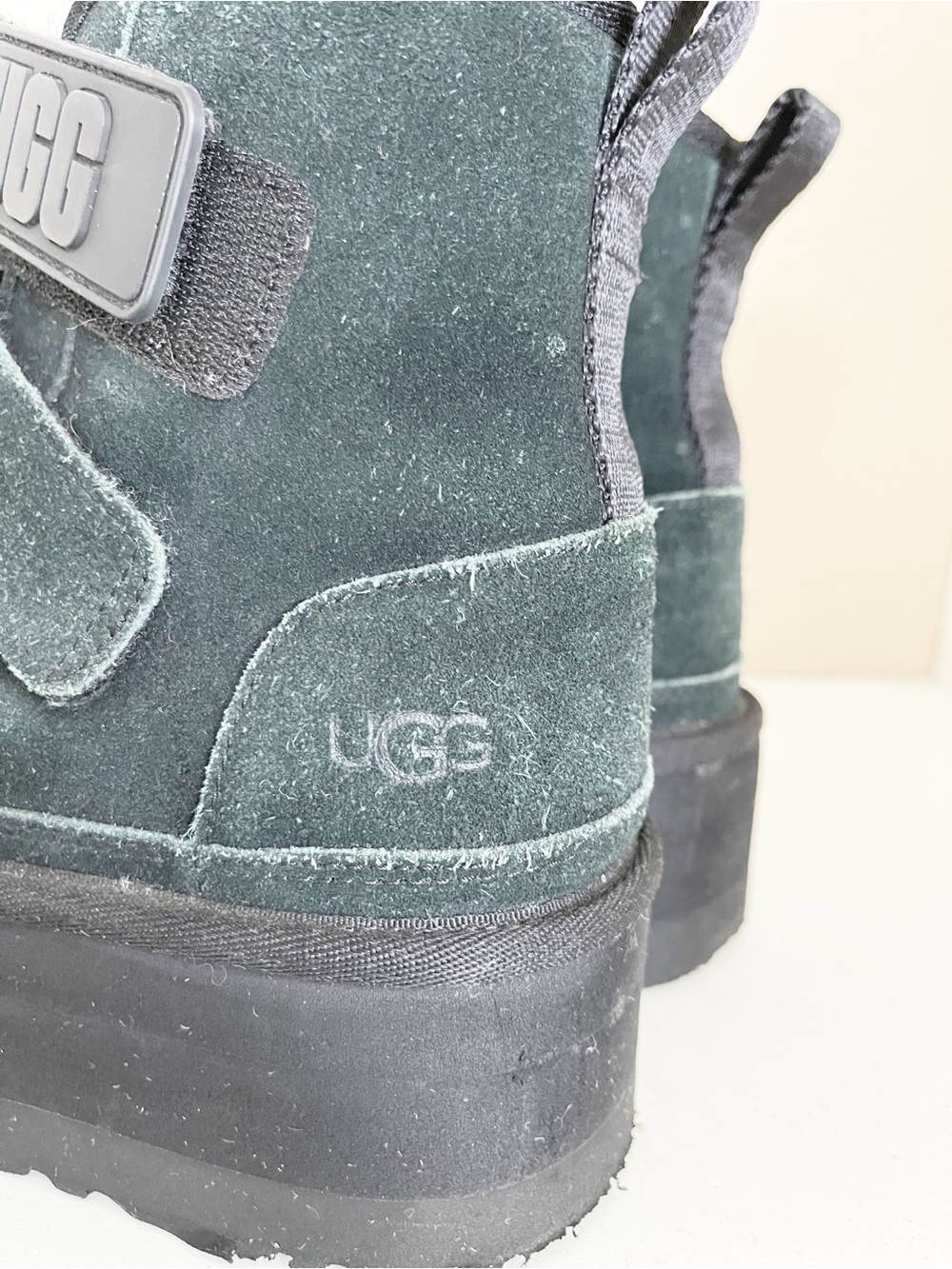 UGG Neumel Platform boots in Black Suede Ankle Boot with Dual Straps - Picture 12 of 16